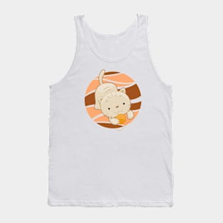 Cute cat cartoon Tank Top